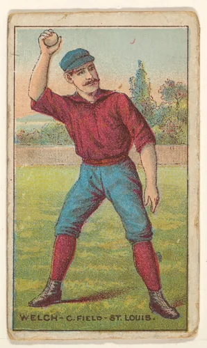 Welch, C. Field, St. Louis, from the Gold Coin series (N284) for Gold Coin Chewing Tobacco by D. Buchner & Co., print, 1887