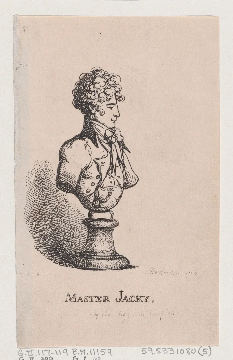 Master Jacky by Thomas Rowlandson, print, 1808