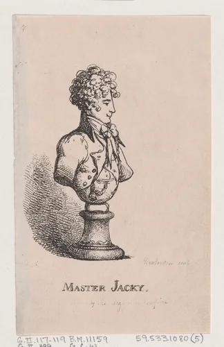 Master Jacky by Thomas Rowlandson, print, 1808