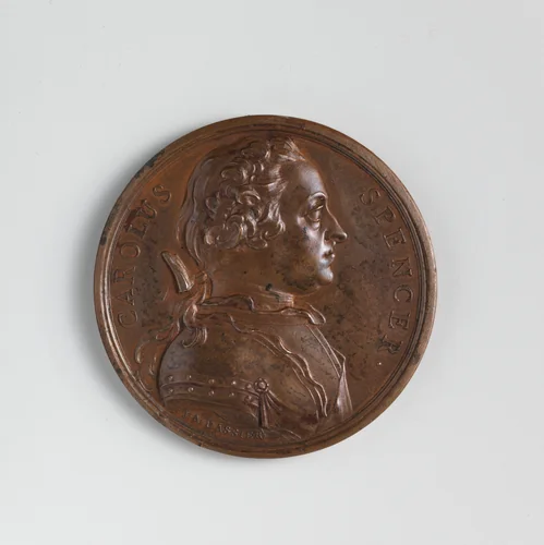 Charles Spencer, 3rd Duke of Marlborough (1706–1754) by Jacques-Antoine Dassier, metalwork, 1742
