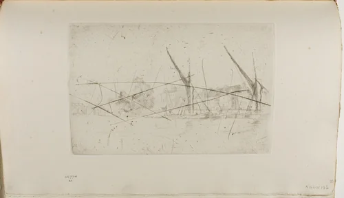 Lindsey Houses by James McNeill Whistler, print, 1876-1877