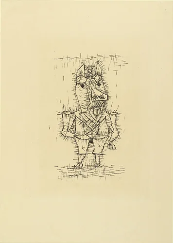 Ass (Esel) for the deluxe edition of the periodical Monatshefte für Bücherfreunde und Graphiksammler vol. 1, no. 5 (1925) by Paul Klee, print, 1925