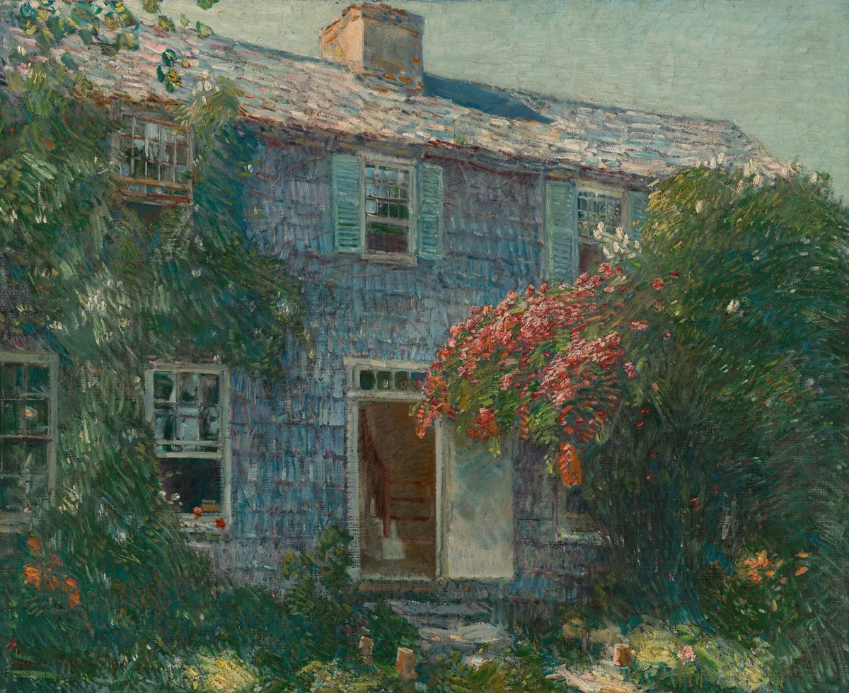 Old House at East Hampton by Childe Hassam, painting, 1916