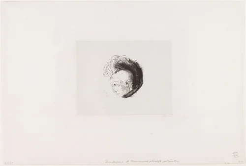 Frontispiece for Le Mouvement idéaliste en peinture by Odilon Redon, print, 1896
