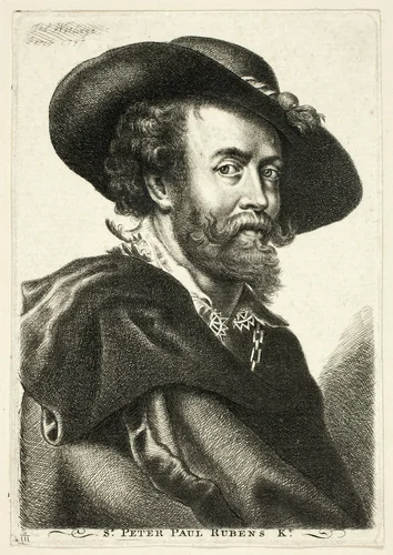 Sir Peter Paul Rubens by Thomas Worlidge, print, 1757
