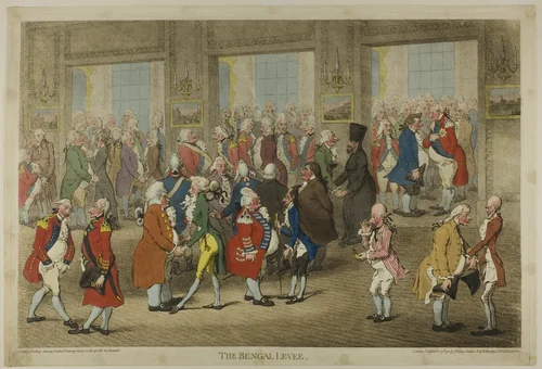 The Bengal Levee by James Gillray, print, 1792