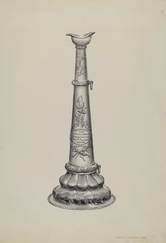 Fireman's Trumpet by Howard H. Sherman, index of american design, 1936