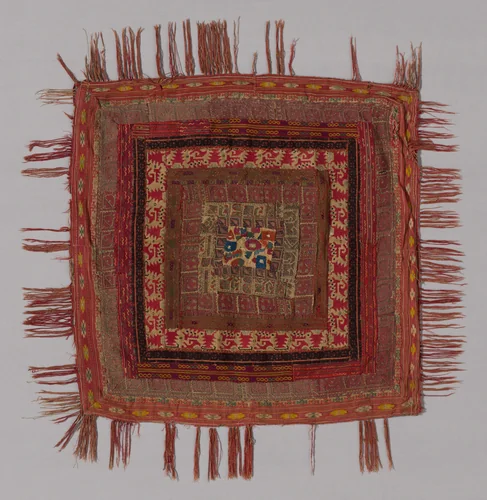 Pillow Cover by Possibly Rhodes, textile, 1850-1899