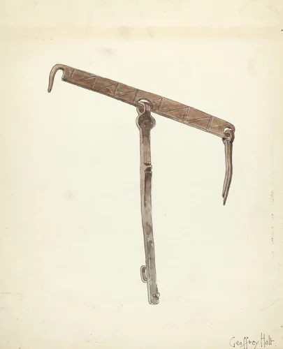 Hasp by Geoffrey Holt, index of american design, 1935-1942