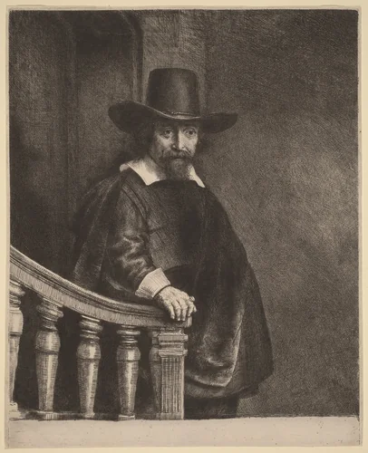 Ephraim Bonus by Rembrandt van Rijn, print, 1647