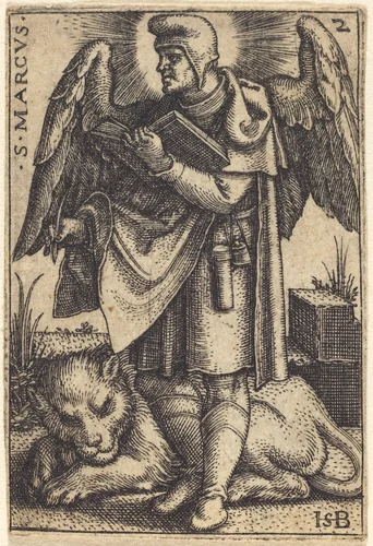 Saint Mark by Sebald Beham, print, 1541