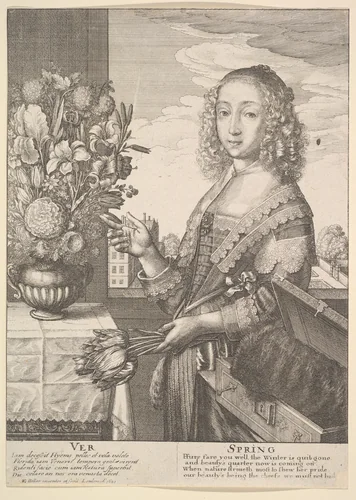 Ver - Spring by Wenceslaus Hollar, print, 1641