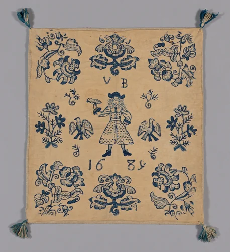 Cushion Cover by England, textile, 1689