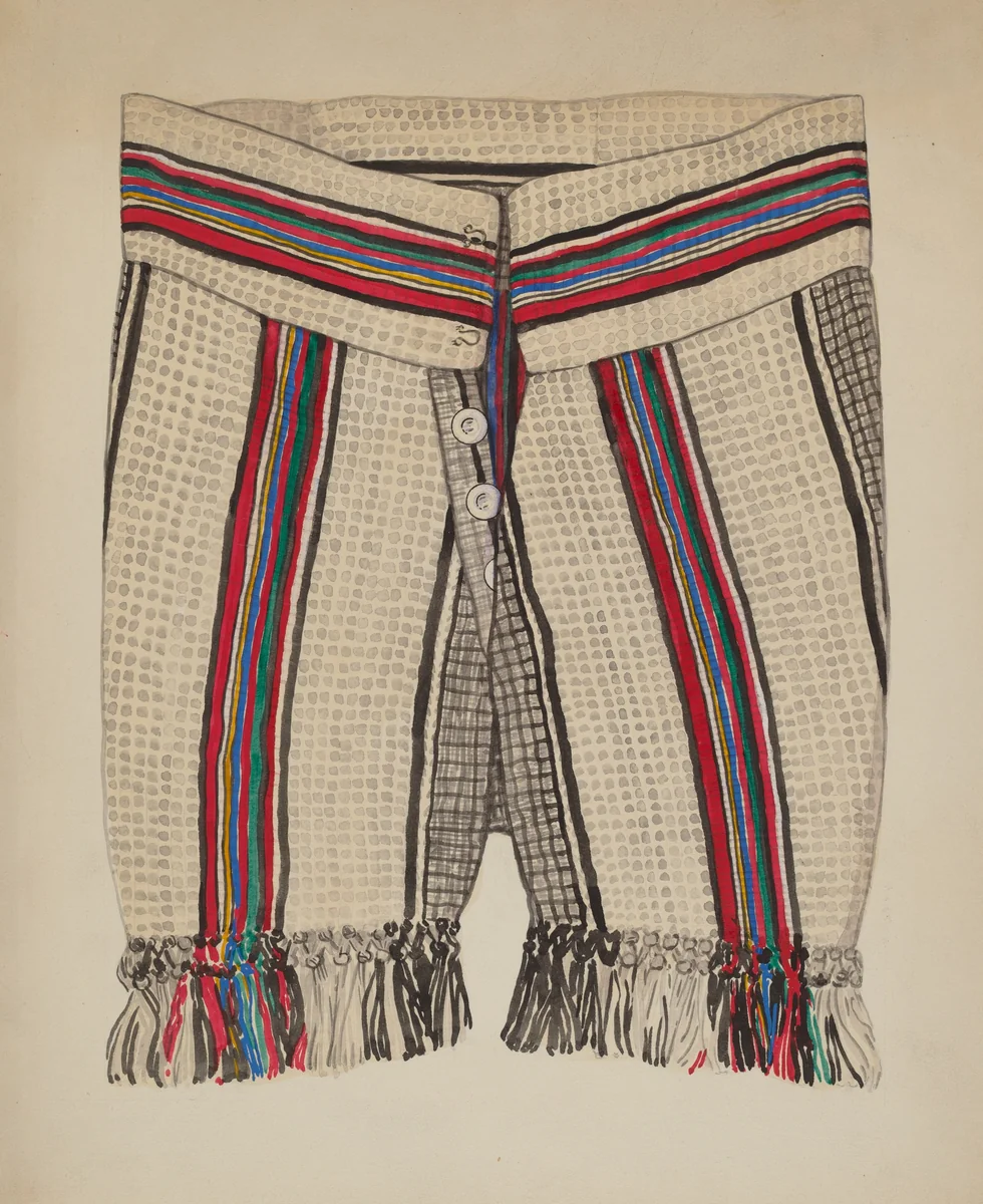 Boy's Pants by Florence Huston, index of american design, 1937