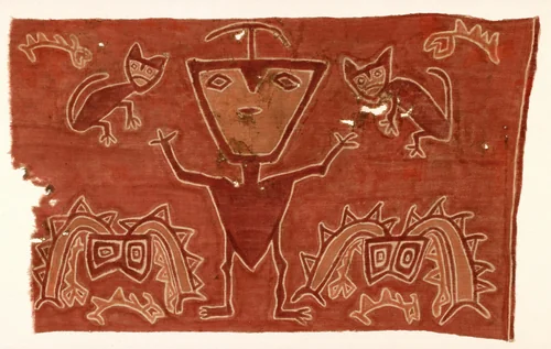 Panel by Chancay, textile, 1000-1476