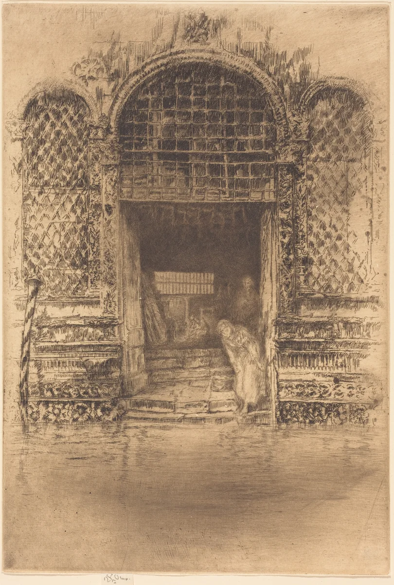 The Doorway by James McNeill Whistler, print, 1880