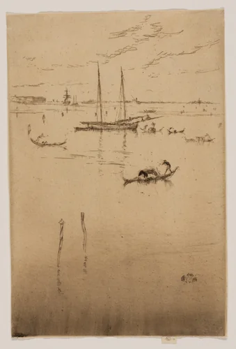 The Little Lagoon by James McNeill Whistler, print, 1879-1880