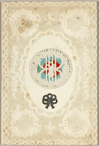 Untitled Valentine (Wreath with Rope Tie) by Joseph Mansell, other, 1845-1855