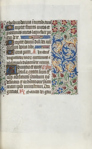 Book of Hours (Use of Rouen): fol. 63r by Master of the Geneva Latini, book, 1465-1475