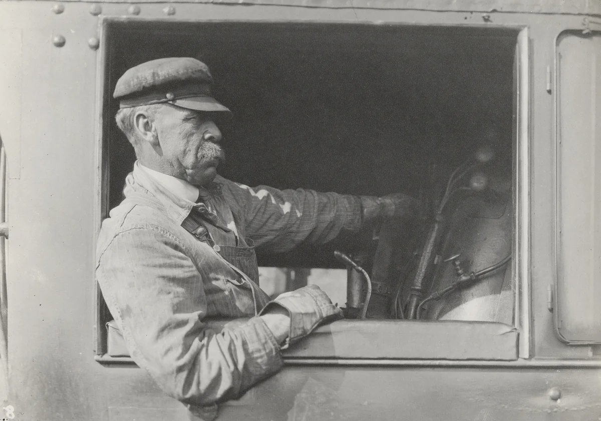American Locomotice Engineer by Lewis Wickes Hine, photograph, 1930
