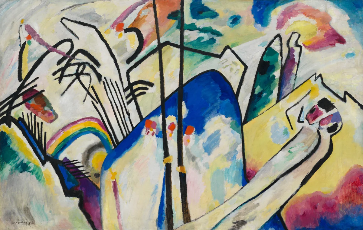 Komposition IV by Wassily Kandinsky, painting, 1911