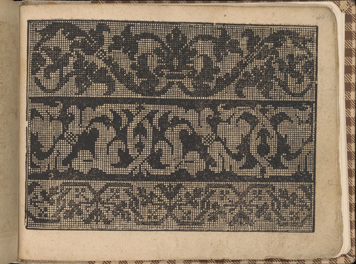 New Künstlichs Modelbuch (Page 44 recto) by Bernhard Jobin, book, 1600