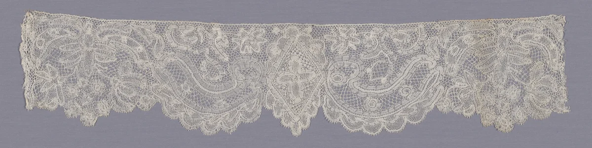 Border by Belgium, Flanders, textile, 1720-1740