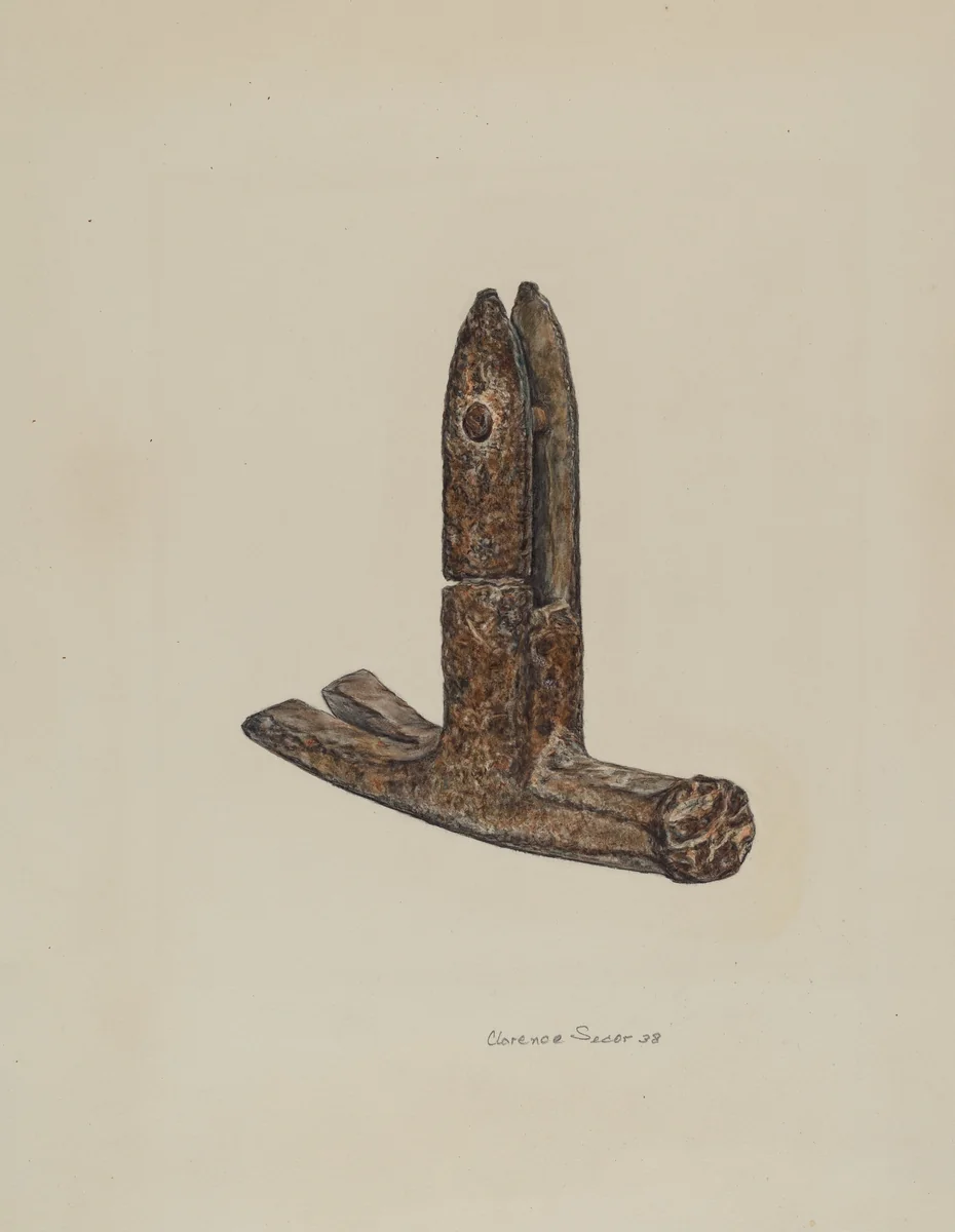 Hammer Head by Clarence Secor, index of american design, 1938