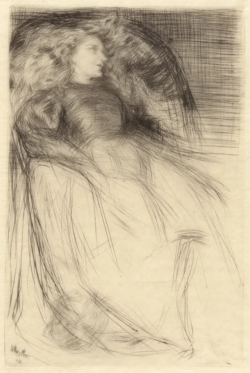 Weary by James McNeill Whistler, print, 1863