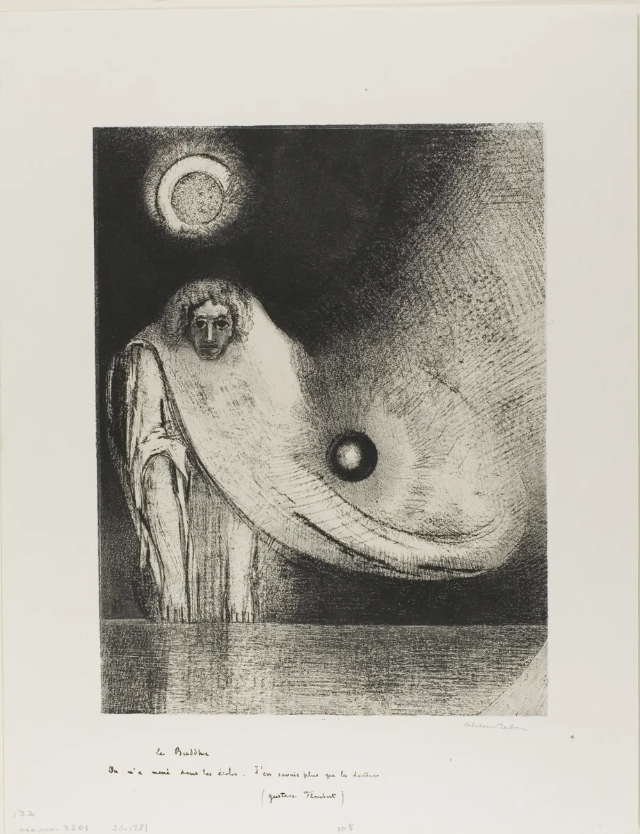 The Buddha by Odilon Redon, print, 1895