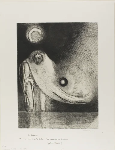 The Buddha by Odilon Redon, print, 1895