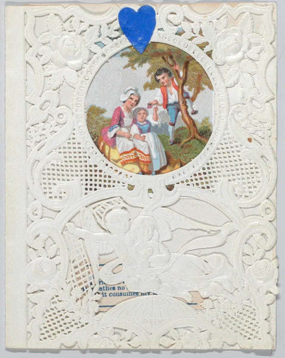 Valentine by anonymous, other, 1842-1875