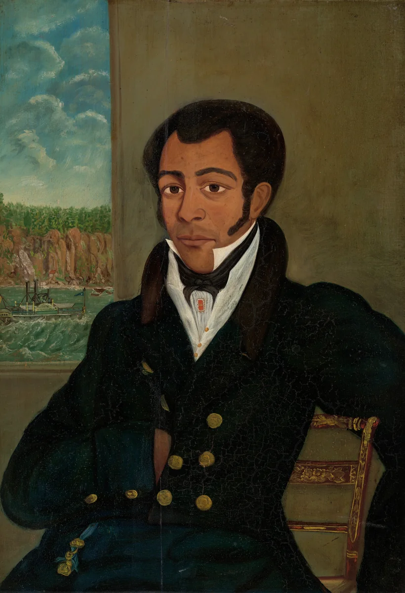 Portrait of a Man (Possibly Peter Vogelsang Sr.) by American 19th Century, painting, 1829