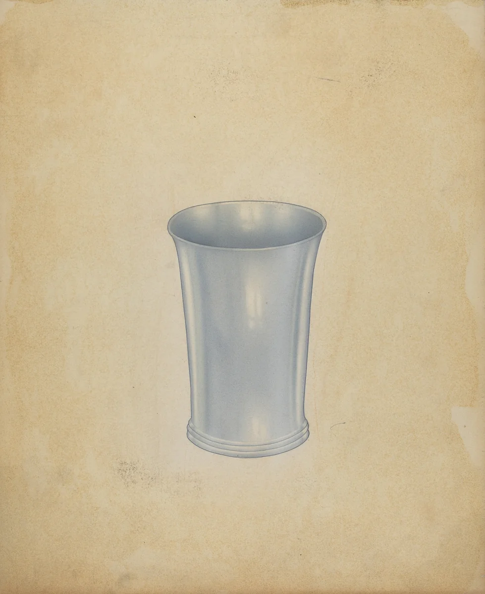 Silver Beaker by Harry Goodman, index of american design, 1935-1942