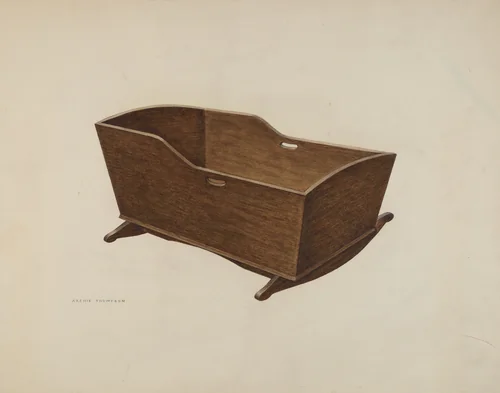 Cradle by Archie Thompson, index of american design, 1941