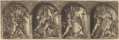 Les divers pourtraicts et figures III by Master AD, print, 1600