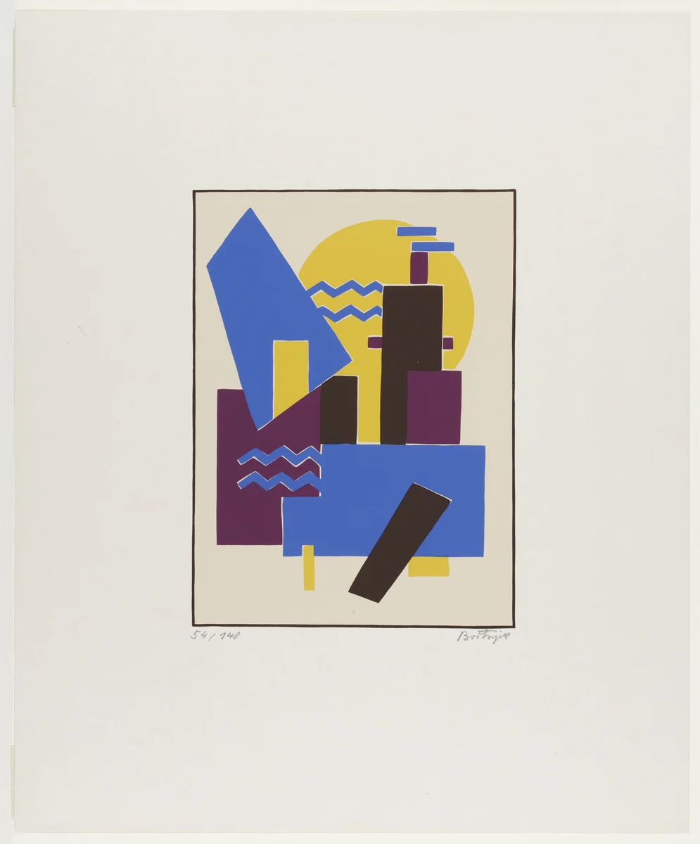 Untitled from Album MA by Sándor Bortnyik, print, 1921