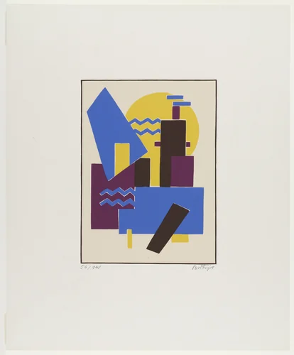 Untitled from Album MA by Sándor Bortnyik, print, 1921