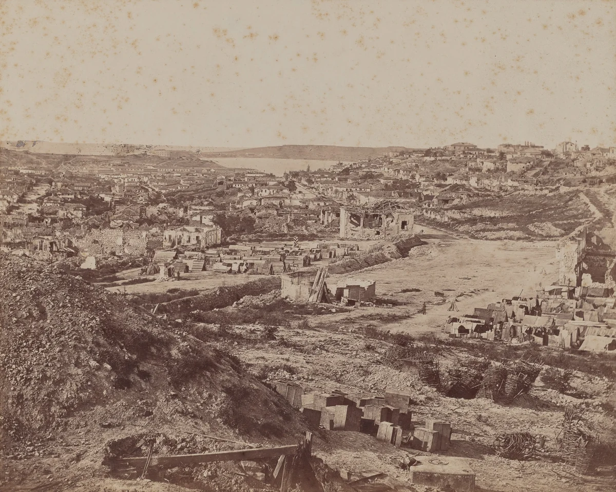 Sebastopol by James Robertson; Felice Beato, photograph, 1855-1856