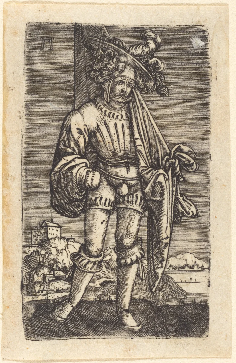 The Little Standard Bearer by Albrecht Altdorfer, print, 1516-1518