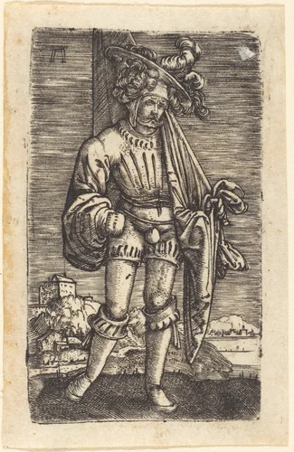 The Little Standard Bearer by Albrecht Altdorfer, print, 1516-1518