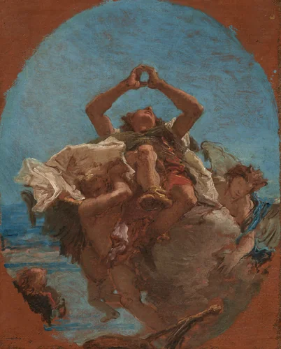 Saint Roch Carried to Heaven by Angels by Giovanni Battista Tiepolo, painting, 1735-1745