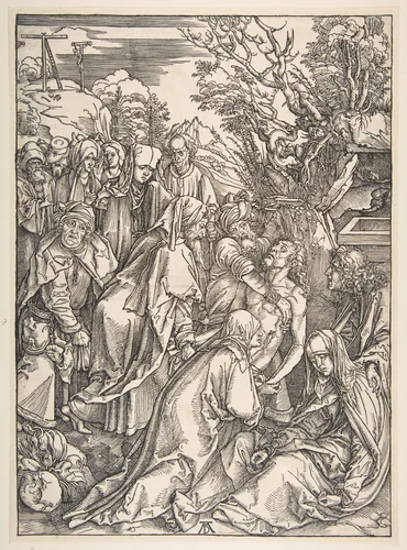 The Entombment by Albrecht Dürer, print, 1485-1528
