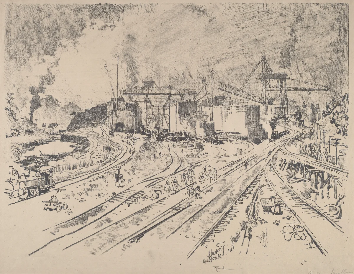 Early Morning, Miraflores by Joseph Pennell, print, 1912