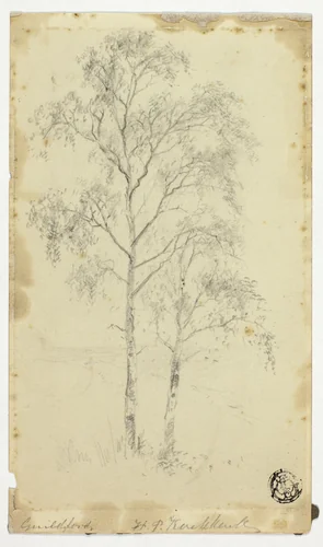 Guildford by Hendrik Pieter Koekkoek, drawing, 1872-1883