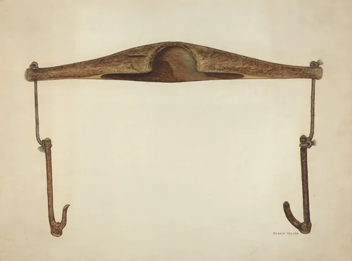 Bucket Yoke by Bessie Vandre, index of american design, 1941