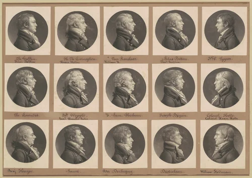 Saint-Mémin Collection of Portraits, Group 32 by Charles B. J. Févret de Saint-Mémin, volume, 1804-1805