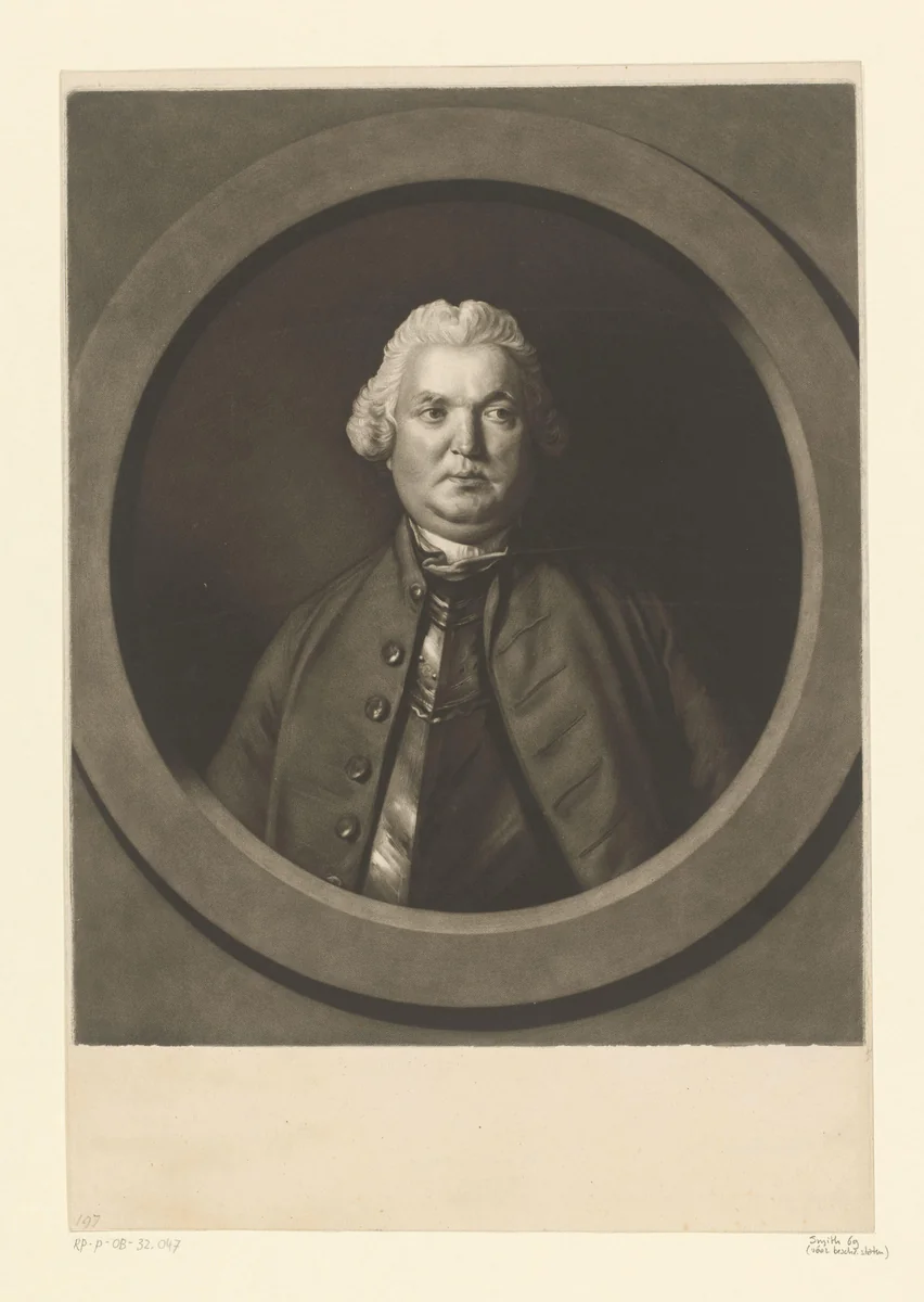 Portret van Stringer Lawrence by Richard Houston, print, 1731-1775