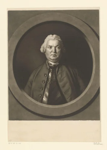 Portret van Stringer Lawrence by Richard Houston, print, 1731-1775