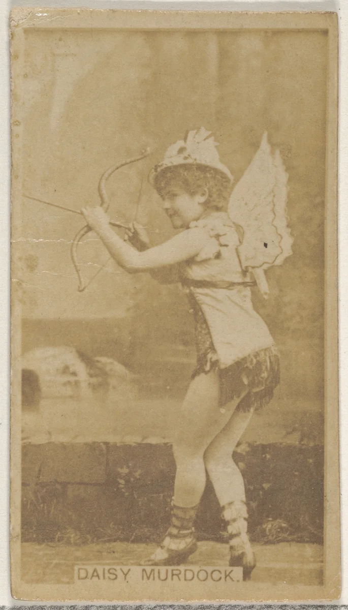 Daisy Murdoch, from the Actors and Actresses series (N45, Type 8) for Virginia Brights Cigarettes by Allen & Ginter, photograph, 1885-1891